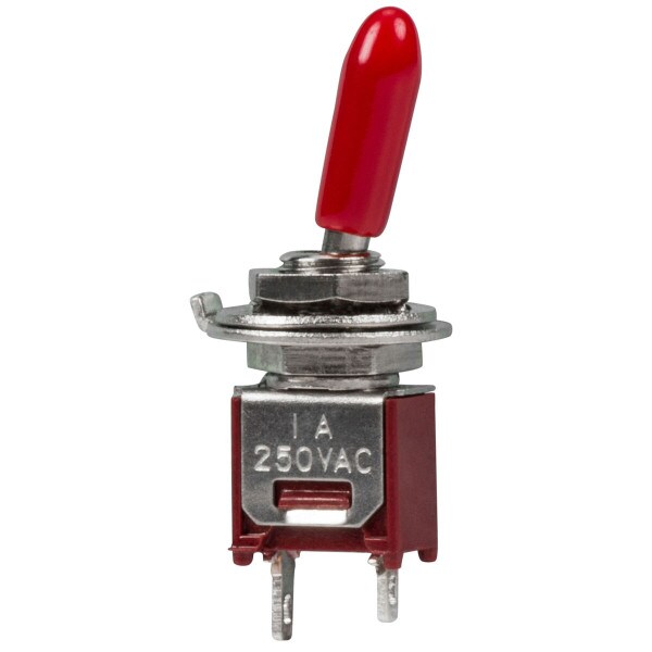Main product image for SPST Sub-Mini Toggle Switch with Cover 060-500